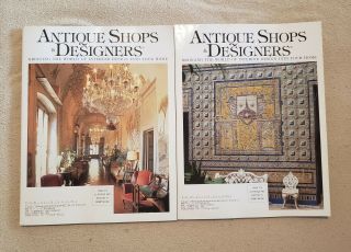 2 Antique Shops & Designers Magazines 2008 World Of Interior Design Like