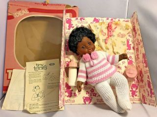 1981 Ideal Tiny Tears Doll With Pattern American No Box