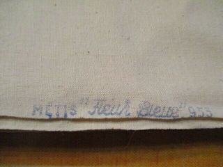 Vintage French Métis Linen Sheeting,  Fabric,  Upholstery,  Crafts.  242 X 30