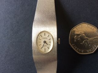 Vintage Montine Ladies Swiss Watch.  17 Jewels Incabloc.  Silver Colour.