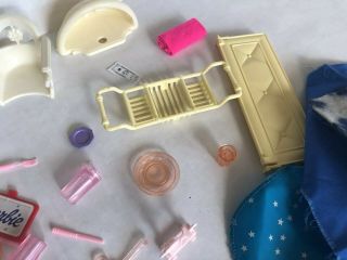Vintage BARBIE 1998 Family House Playset Accessories Only For Twist & Spin Set 7