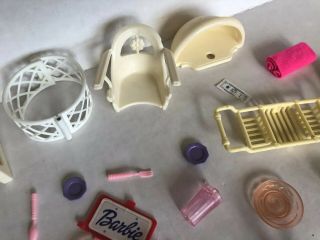 Vintage BARBIE 1998 Family House Playset Accessories Only For Twist & Spin Set 8