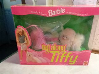 Orig.  Mattel 1992 Barbie Doll " Tag Along Tiffy Kitty "