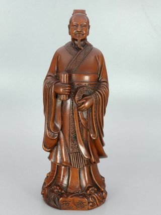 Chinese Exquisite Hand - Carved Ancient People 