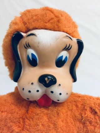 Vintage Rubber Face Plush Puppy from 1960s 2