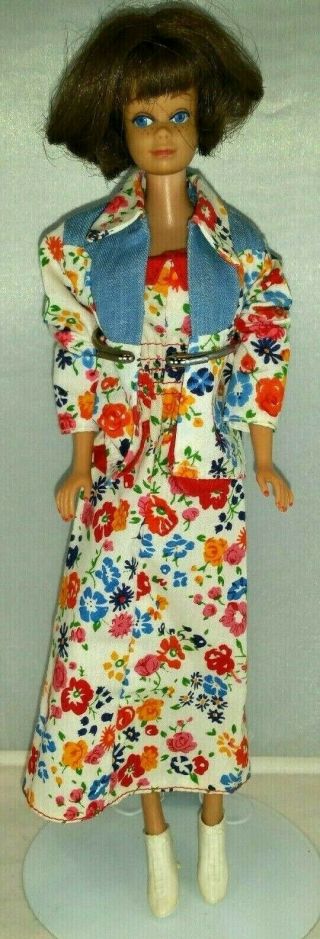 Midge 60s 1964 - 67 Style Titian Red Hair Non Bend Legs Mattel Barbie Fashion Doll