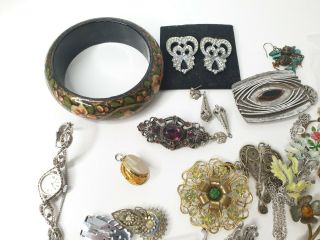 Antique or Vintage Various Costume Jewellery Jewelry Bundle Joblot 2