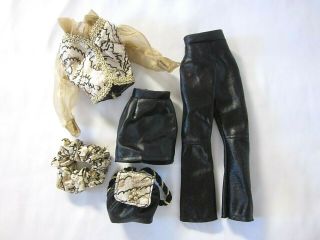Vintage Barbie Doll Black And Gold Evening Outfits Limited Edition 1990s 90 