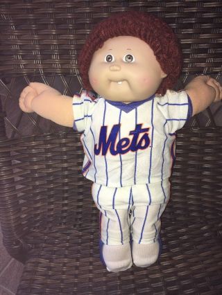 Mets Classic Vintage Cabbage Patch Kid Doll Boy By Coleco,  Xavier 1978 - 1982