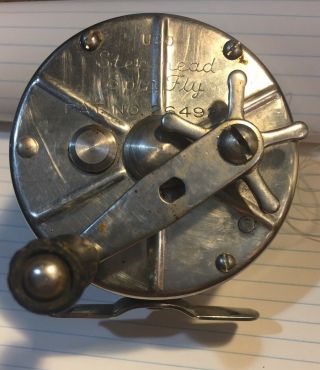 Vintage Uco Steelhead Spin Fly Fishing Reel Pat.  Fly Fishing Reel Usa Stainless