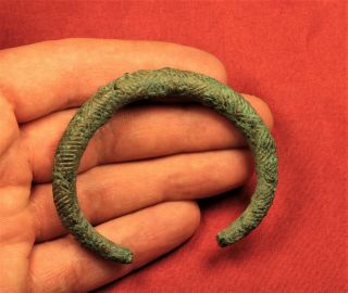 Fine Bronze Age Decorated Bracelet 5