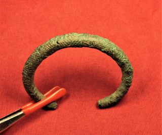 Fine Bronze Age Decorated Bracelet 6