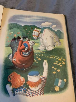 Antique Raggedy Ann And Andy Book 1944 Mechanical Pop Up Book 3