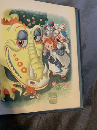 Antique Raggedy Ann And Andy Book 1944 Mechanical Pop Up Book 4