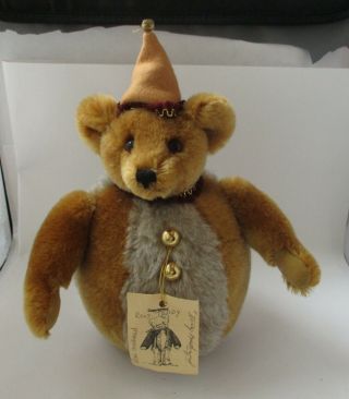 Vintage Artist Mohair Teddy Bear Roly Poly By Terry & Doris Michaud