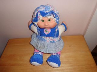 Vintage 1995 Cabbage Patch Kid Baby Doll Rattle Noise Cpk Infant Signed Doll