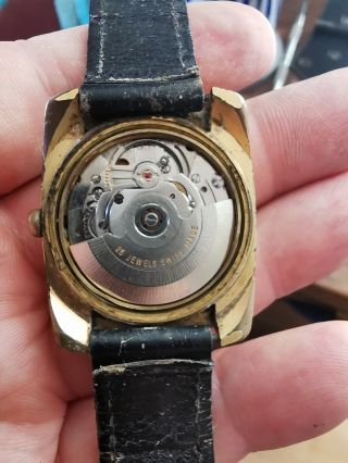 Vintage Gents 25 jewels Union Special Incabloc Automatic Watch 2