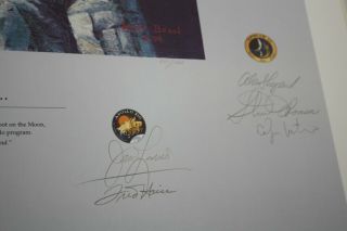 Alan Bean IN THE BEGINNING Hand Signed NASA Apollo Mission 541 OF 1000 8