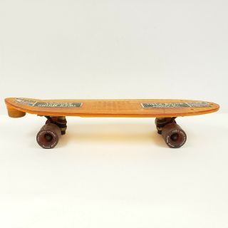 Vintage Orange Transparent Skateboard 21 