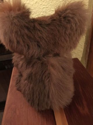 Vintage Real Fur AUSTRALIAN KOALA BEAR Stuffed Animal Plush Toy 5 1/2 