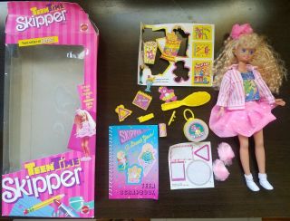 Vintage Barbie Teen Time Skipper Doll 1988