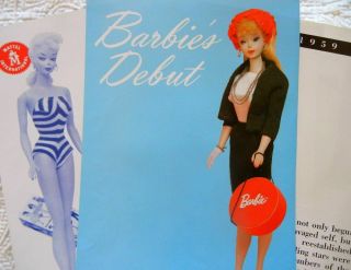 24p History Article Pics 1959 First Barbie Bild Lilli Doll & Couture Clothing