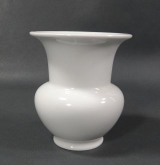 Antique Kpm Berlin Blanc De Chine Classic White Porcelain Vase Jar Urn 4