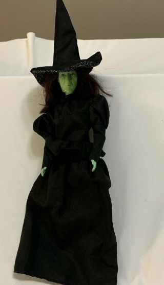 Vintage Wizard Of Oz 11.  5 " Wicked Witch Of The West Doll 1985 Multi Toy Corp
