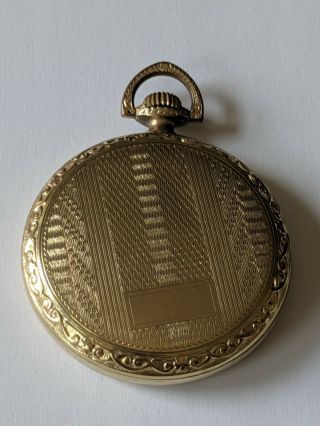 Antique Supreme Gold Filled Pocket Watch Case 24.  3 Grams 3
