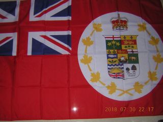 100 Reproduced British Empire Flag Canada Red Ensign 1896 3x5ft Gb Uk Eiir