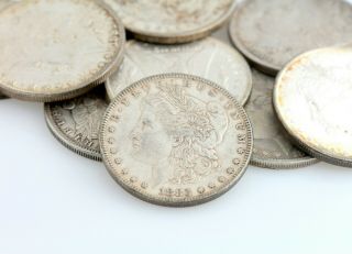 Morgan Silver Dollar Coin 1881 - 1899 $1 One Us.  900 Vf - Xf Fine Antique Bullion