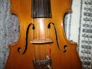Rare Fine Old Antique 20s Vintage Mittenwald Germany Export 4/4 Violin Gd Player 4