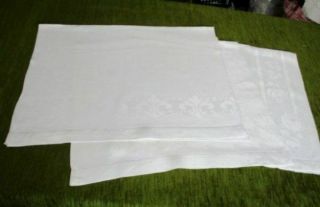 Antique Huckaback Hand Towels - Coll.  X 3 - Irish Linen