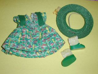 VINTAGE VOGUE GINNY DOLL 1954 TINY MISS OUTFIT 42,  MINTY - COMPLETE 2