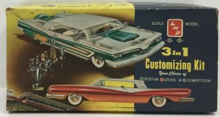 Smp Box For 1959 Corvette W.  Spare Parts,  Decal And Instruction Sheets
