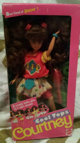 Vintage 1989 Barbie Cool Tops Courtney Skipper 