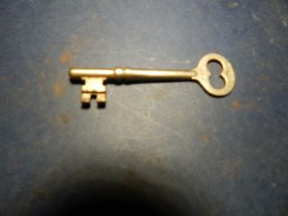 Vintage Old Antique Corbin Skeleton Mortise Lock Door Key Q17