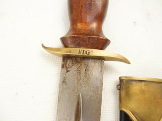 Slovakian HLINKA Guard Dagger WW2 Slovak Sword Knife RARE EX,  1939 6