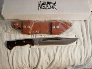 Bark River Knives Grizzly Cpm 3v 1st Run Dark Timber Brotherhood Rare And Highly