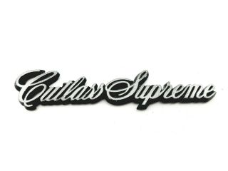 1981 - 1987 Oldsmobile Cutlass Supreme Side Fender Emblem Badge Symbol Oem (1984)
