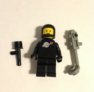 Lego Vintage Space Minifigure Black Classic Astronaut Benny