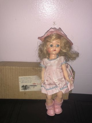 Vintage 8 Inch Colgate Palmolive Walker Doll From 1950’s Box
