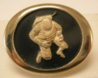 - Astronaut Space Walk Vintage Tie Tack Lapel Pin Nasa Space Moon Apollo Lunar