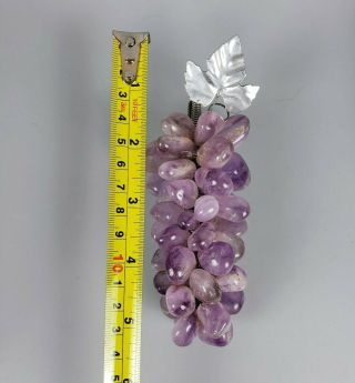 Vintage Amethyst / Quartz Purple Grape Cluster