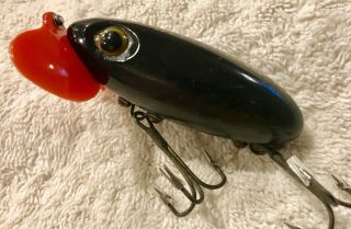 Fishing Lure Fred Arbogast Jitterbug WWII Plastic Lip Tackle Box Crank Bait 3