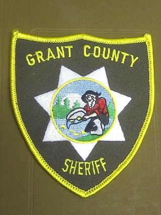Patch Grant County Sheriff,  Oregon,  Or Patch