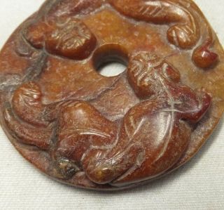 A521: Chinese stone carving ware personal ornaments or NETSUKE. 3