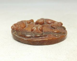 A521: Chinese stone carving ware personal ornaments or NETSUKE. 5