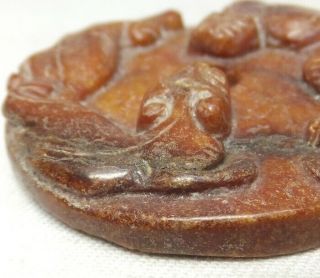A521: Chinese stone carving ware personal ornaments or NETSUKE. 6