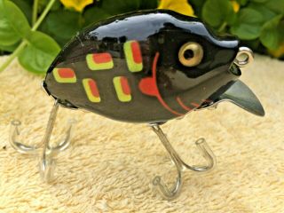 Heddon Punkinseed 2nd 9630 - X9630pm - Black Gold Eye Frog Fishing Lure